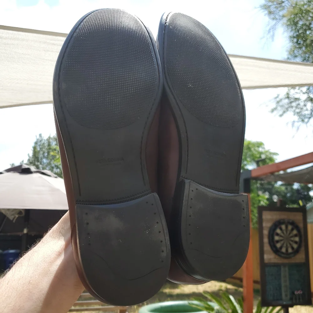 BROLETTO Italian Loafers. Men's Size 12. Brown Leather. GPWC. - Picture 8 of 10